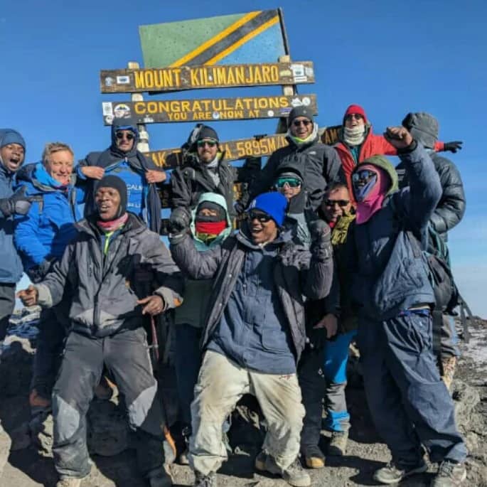 9-day Kilimanjaro climbing via the scenic Lemosho Route